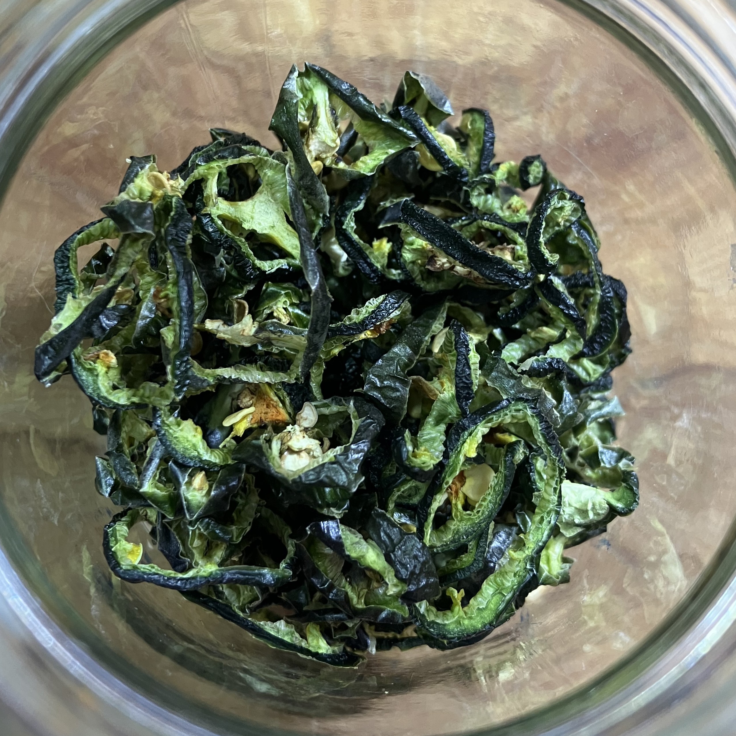 Dried peppers